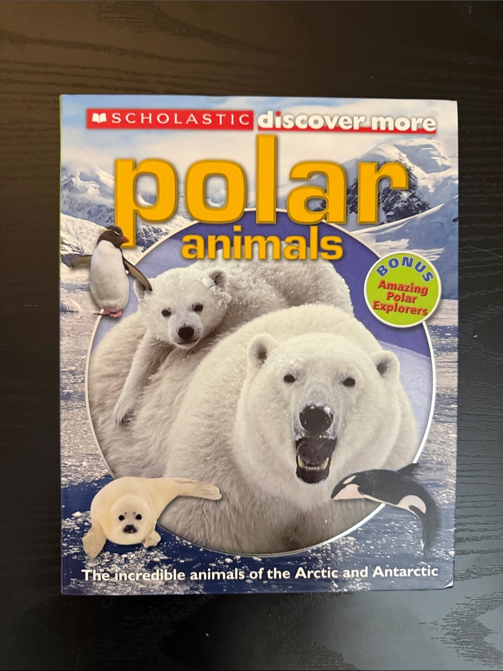 Scholastic Polar Animals Hardcover Book - New - Unread - Gift